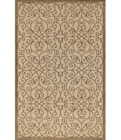 Jonathany Santa Monica SMB107B Beige/Brown Area Rug 3 ft. 1 in. X 5 ft. Rectangle