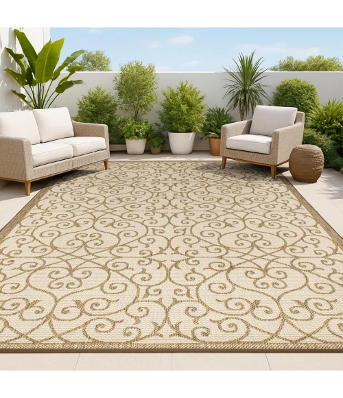 Jonathan Y SANTA MONICA Beige SMB107B 6ft. X 9ft. Rect. Rug