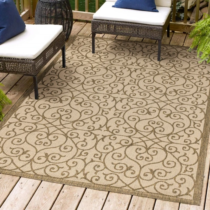 Jonathan Y SANTA MONICA Beige SMB107B 10ft. X 14ft. Rect. Rug
