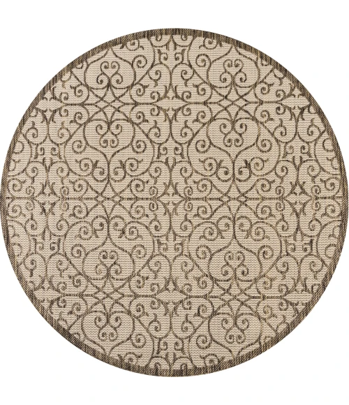 Jonathan Y SANTA MONICA Beige SMB107B 7ft.-9in. Round Rug
