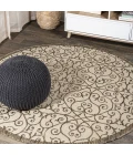 Jonathan Y SANTA MONICA Beige SMB107B 7ft.-9in. Round Rug