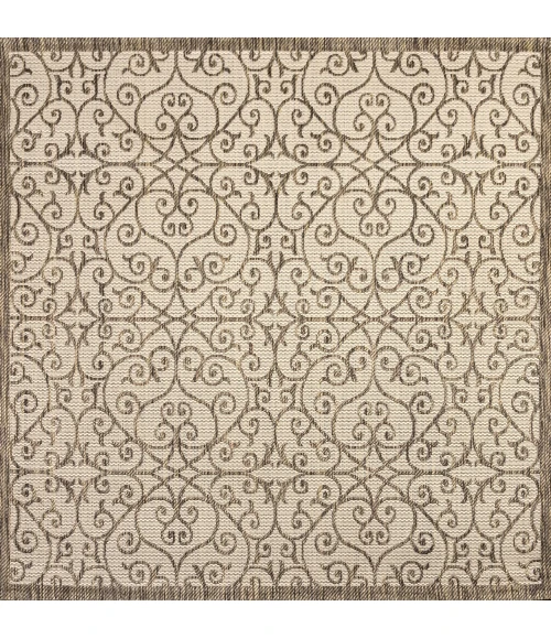 Jonathan Y SANTA MONICA Beige SMB107B 7ft.-9in. Square Rug