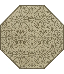 Jonathan Y SANTA MONICA Brown SMB109A 7ft.-9in. Octagon Rug