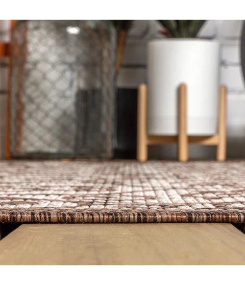 Jonathan Y SANTA MONICA Brown SMB107C 9ft. Round Rug