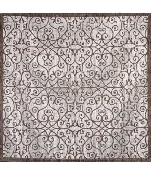 Jonathan Y SANTA MONICA Gray SMB107E 9ft. Square Rug