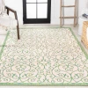 Jonathany Santa Monica SMB107J Cream/Green Area Rug 3 ft. 1 in. X 5 ft. Rectangle
