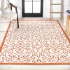 Jonathany Santa Monica SMB107L Cream/Orange Area Rug 3 ft. 1 in. X 5 ft. Rectangle