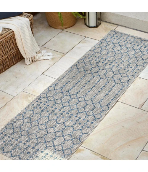 Jonathan Y SANTA MONICA Gray SMB108A 2ft.-2in. X 20ft. Rect. Rug