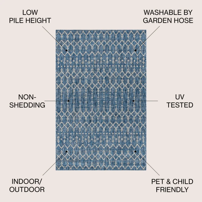 Jonathan Y SANTA MONICA Green SMB108C 6ft. X 9ft. Rect. Rug