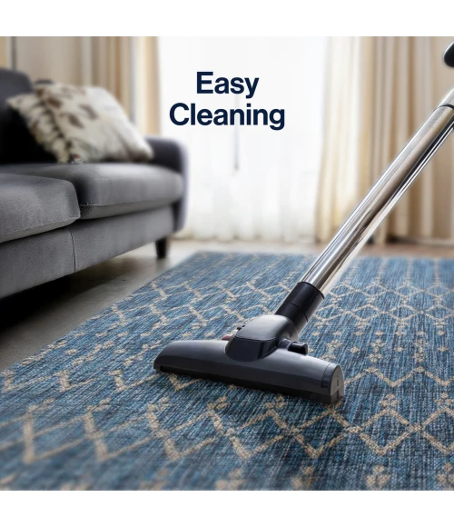 Jonathan Y SANTA MONICA Blue SMB108B 3ft.-11in. Square Rug