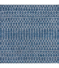 Jonathany Santa Monica SMB108B Navy/Light Gray Area Rug 5 ft. 3 in. X 5 ft. 3 in. Square