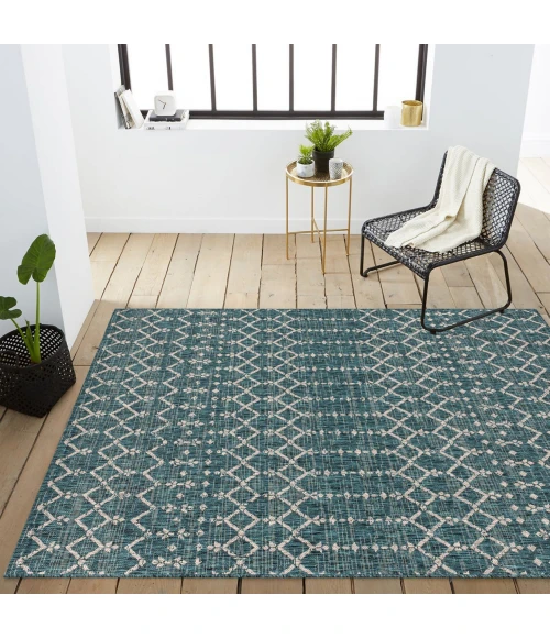 Jonathan Y SANTA MONICA Green SMB108C 10ft. X 14ft. Rect. Rug