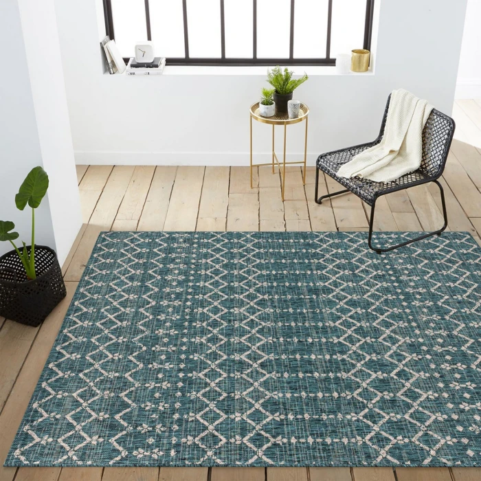 Jonathan Y SANTA MONICA Green SMB108C 6ft. X 9ft. Rect. Rug