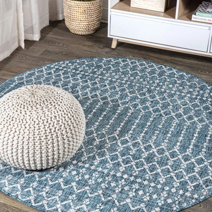 Jonathan Y SANTA MONICA Green SMB108C 9ft. Round Rug