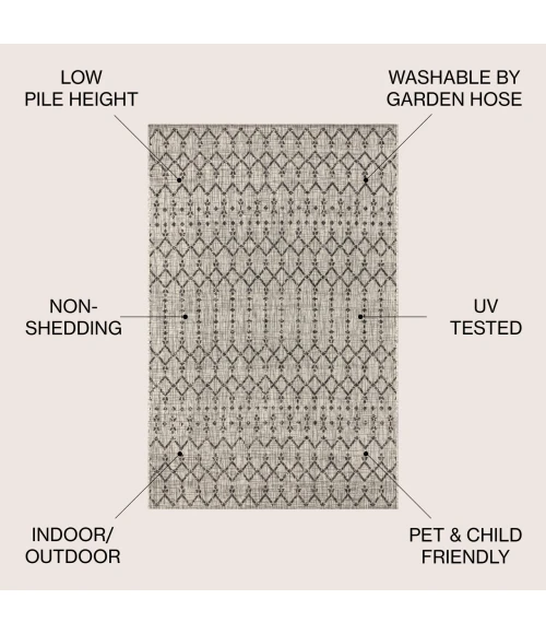 Jonathan Y SANTA MONICA Gray SMB108E 10ft. X 14ft. Rect. Rug