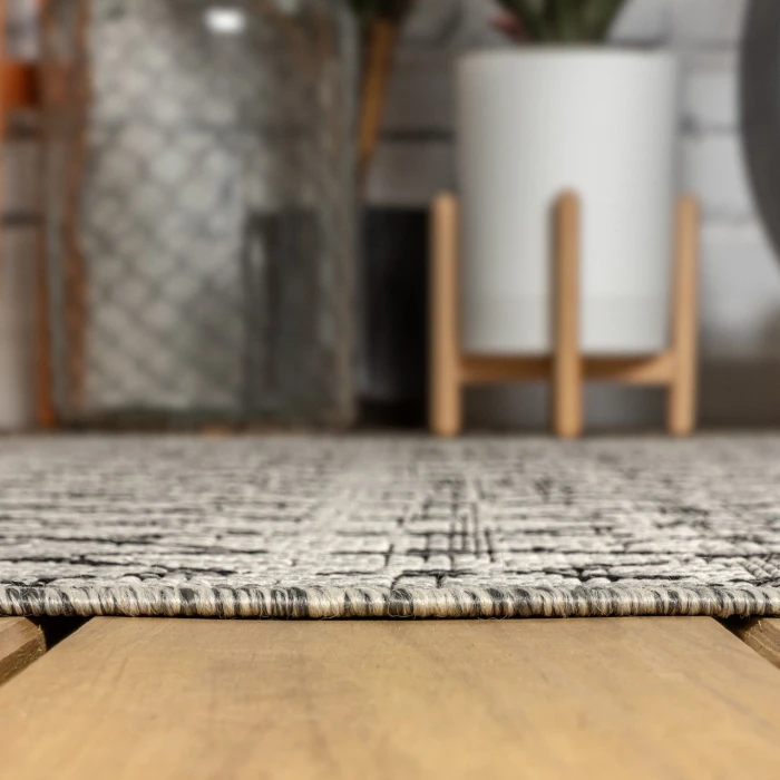 Jonathan Y SANTA MONICA Gray SMB108E 3ft.-1in. Round Rug
