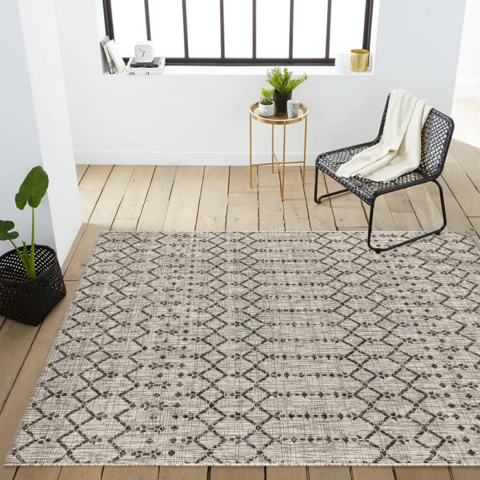 Jonathan Y SANTA MONICA Gray SMB108E 10ft. X 14ft. Rect. Rug