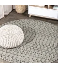 Jonathan Y SANTA MONICA Gray SMB108E 6ft.7in. Round Rug