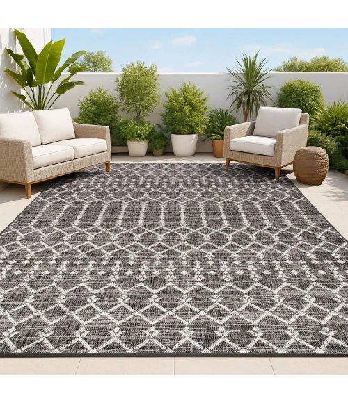 Jonathan Y SANTA MONICA Black SMB108F 6ft. X 9ft. Rect. Rug