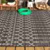 Jonathany Santa Monica SMB108F Black/Gray Area Rug 9 ft. X 12 ft. Rectangle