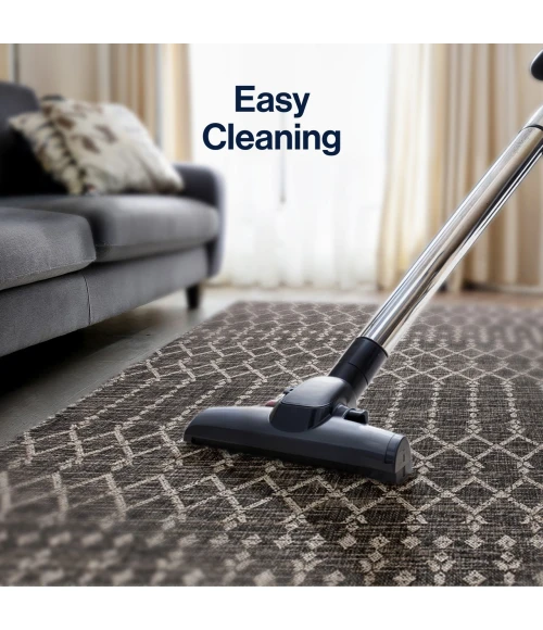 Jonathan Y SANTA MONICA Black SMB108F 6ft. X 9ft. Rect. Rug