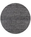 Jonathan Y SANTA MONICA Black SMB108F 3ft.-1in. Round Rug