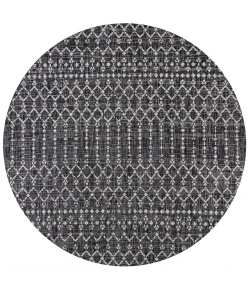 Jonathan Y SANTA MONICA Black SMB108F 6ft.7in. Round Rug