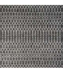 Jonathany Santa Monica SMB108F Black/Gray Area Rug 5 ft. 3 in. X 5 ft. 3 in. Square