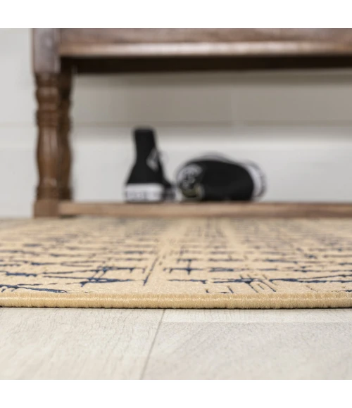 Jonathan Y SANTA MONICA Beige SMB108H 6ft.7in. Square Rug