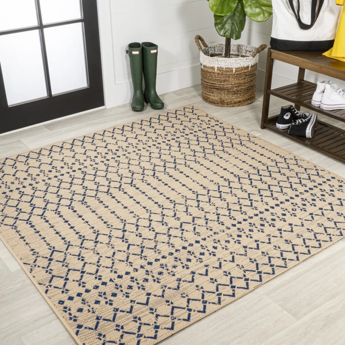 Jonathan Y SANTA MONICA Cream SMB108I 9ft. Square Rug
