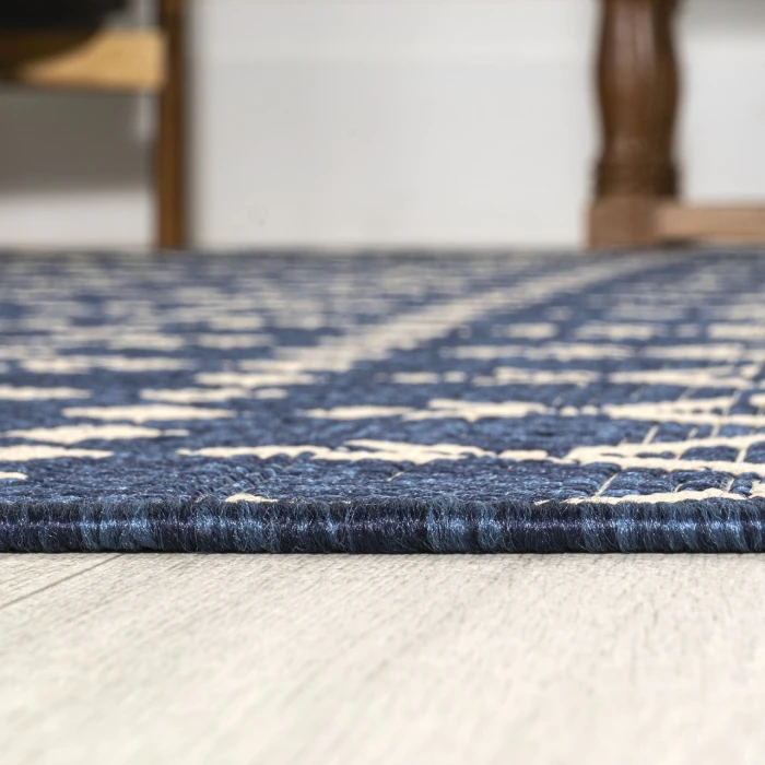 Jonathan Y SANTA MONICA Blue SMB108K 3ft.-1in. Round Rug