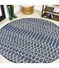 Jonathan Y SANTA MONICA Blue SMB108K 6ft.7in. Round Rug