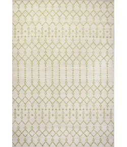 Jonathany Santa Monica SMB108M Cream/Green Area Rug 9 ft. X 12 ft. Rectangle