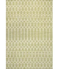 Ourika Moroccan Geometric Textured Weave Light Green/Cream 5 ft. x 8 ft. Indoor/Outdoor Area Rug