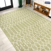 Jonathany Santa Monica SMB108N Light Green/Cream Area Rug 9 ft. X 12 ft. Rectangle