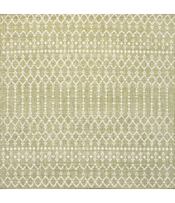 Jonathany Santa Monica SMB108N Light Green/Cream Area Rug 5 ft. 3 in. X 5 ft. 3 in. Square