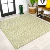 Jonathany Santa Monica SMB108N Light Green/Cream Area Rug 5 ft. 3 in. X 5 ft. 3 in. Square