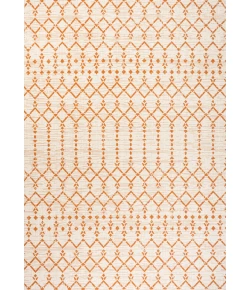Jonathany Santa Monica SMB108O Cream/Orange Area Rug 3 ft. 11 in. X 6 ft. Rectangle
