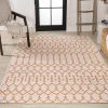 Jonathany Santa Monica SMB108O Cream/Orange Area Rug 9 ft. X 12 ft. Rectangle