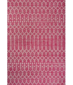 Jonathany Santa Monica SMB108Q Fuchsia/Light Gray Area Rug 9 ft. X 12 ft. Rectangle