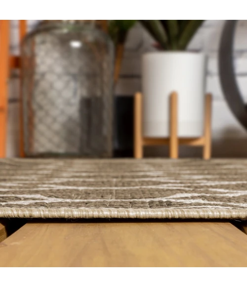 Jonathan Y SANTA MONICA Brown SMB109A 5ft.-3in. Octagon Rug