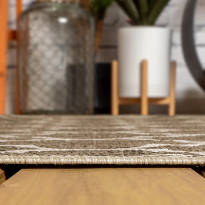 Jonathan Y SANTA MONICA Brown SMB109A 5ft.-3in. Octagon Rug