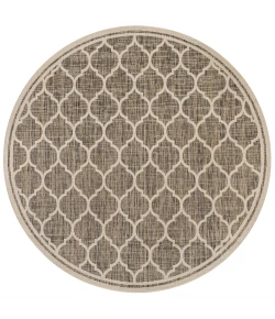 Jonathan Y SANTA MONICA Brown SMB109A 9ft. Round Rug