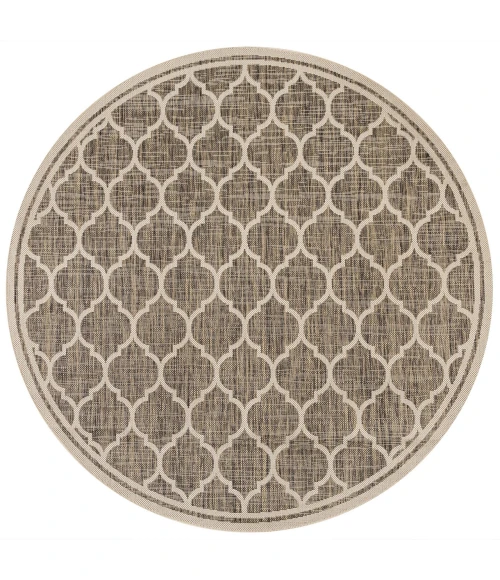 Jonathan Y SANTA MONICA Brown SMB109A 9ft. Round Rug