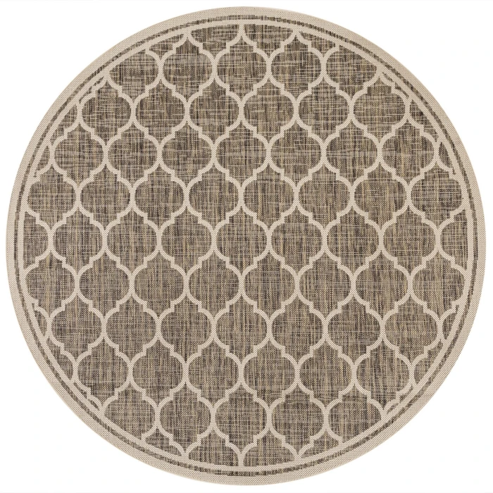 Jonathan Y SANTA MONICA Brown SMB109A 6ft.7in. Round Rug