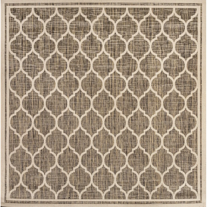 Jonathan Y SANTA MONICA Brown SMB109A 6ft.7in. Square Rug