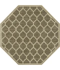 Jonathan Y SANTA MONICA Brown SMB109A 5ft.-3in. Octagon Rug