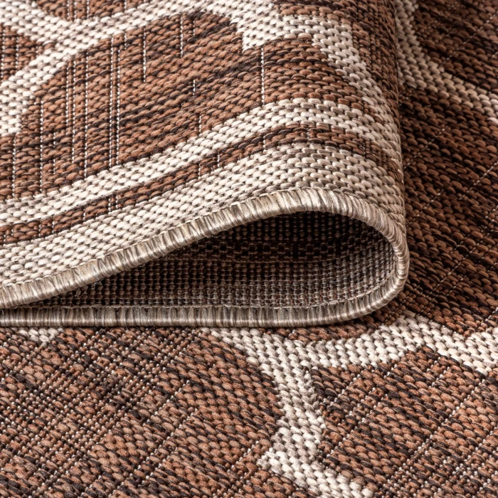 Jonathan Y SANTA MONICA Brown SMB109B 5ft.-3in. Octagon Rug