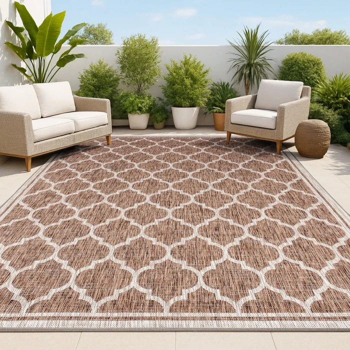Jonathan Y SANTA MONICA Red SMB109C 6ft. X 9ft. Rect. Rug