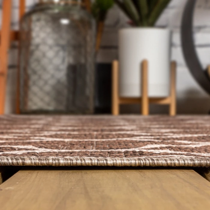 Jonathan Y SANTA MONICA Brown SMB109B 5ft.-3in. Octagon Rug